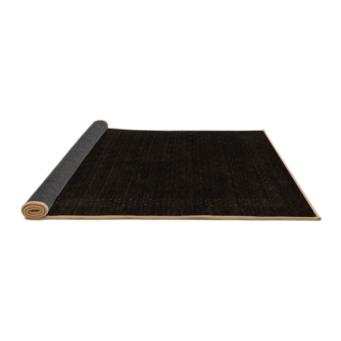 Sideview of Abstract Brown Contemporary Rug, con2370brn