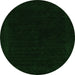 Machine Washable Abstract Green Contemporary Area Rugs, wshcon2370grn