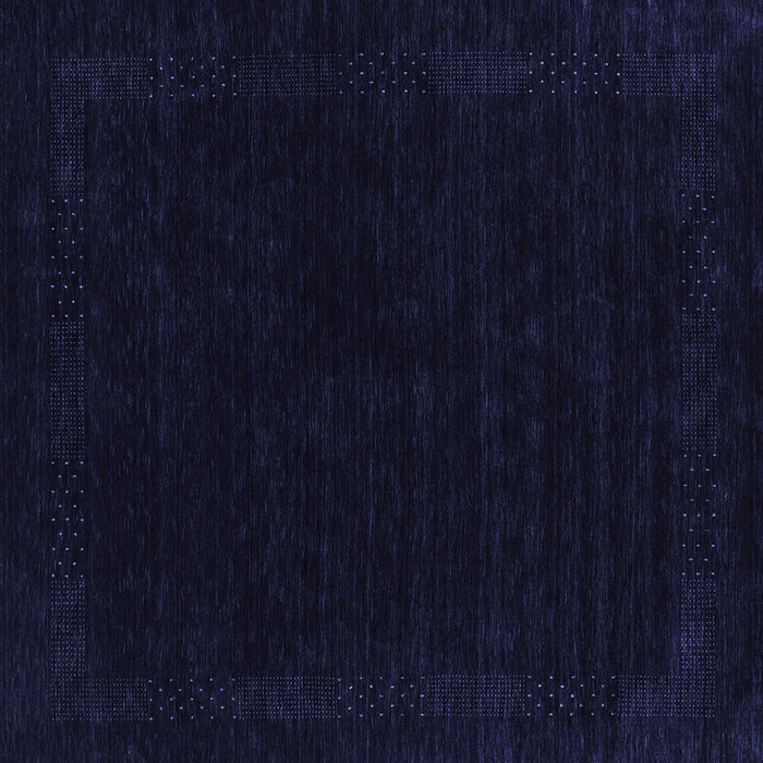 Square Abstract Blue Contemporary Rug, con2370blu