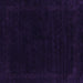 Square Machine Washable Abstract Purple Contemporary Area Rugs, wshcon2370pur