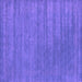 Square Machine Washable Abstract Purple Contemporary Area Rugs, wshcon2371pur