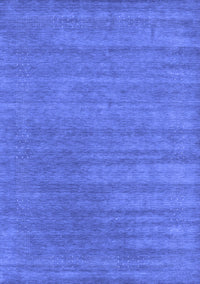 Abstract Blue Contemporary Rug, con2371blu