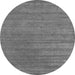 Square Abstract Gray Contemporary Rug, con2371gry