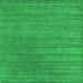 Serging Thickness of Abstract Green Contemporary Rug, con2371grn