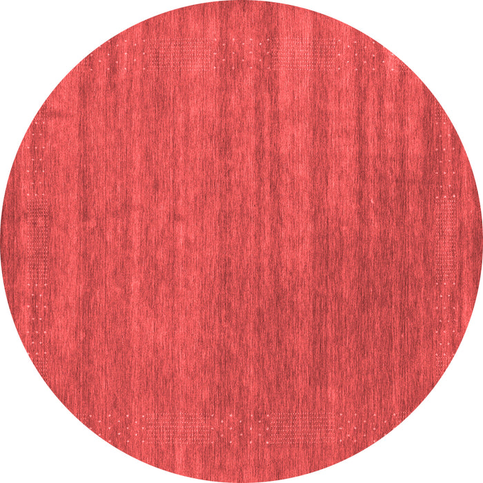 Machine Washable Abstract Red Contemporary Rug, wshcon2371red