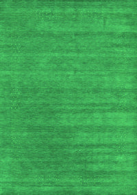 Abstract Green Contemporary Rug, con2371grn