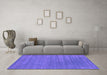 Machine Washable Abstract Purple Contemporary Area Rugs in a Living Room, wshcon2371pur