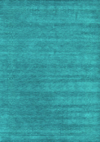 Abstract Turquoise Contemporary Rug, con2371turq