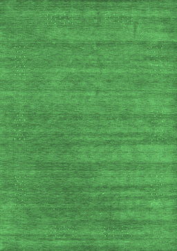 Abstract Emerald Green Contemporary Rug, con2371emgrn