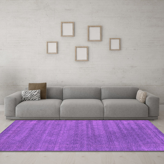 Machine Washable Abstract Pink Contemporary Rug in a Living Room, wshcon2371pnk