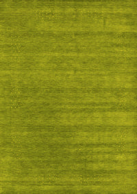 Abstract Yellow Contemporary Rug, con2371yw