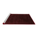 Contemporary Red Washable Rugs