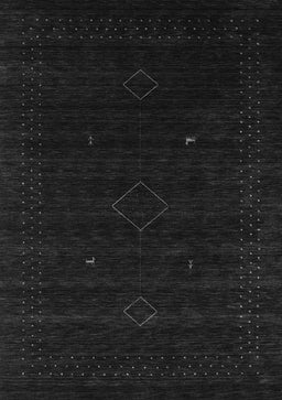 Abstract Gray Contemporary Rug, con2372gry