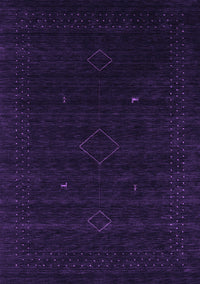 Abstract Purple Contemporary Rug, con2372pur