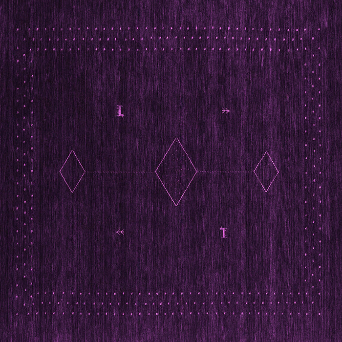 Square Abstract Pink Contemporary Rug, con2372pnk