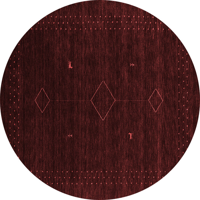Machine Washable Abstract Red Contemporary Rug, wshcon2372red