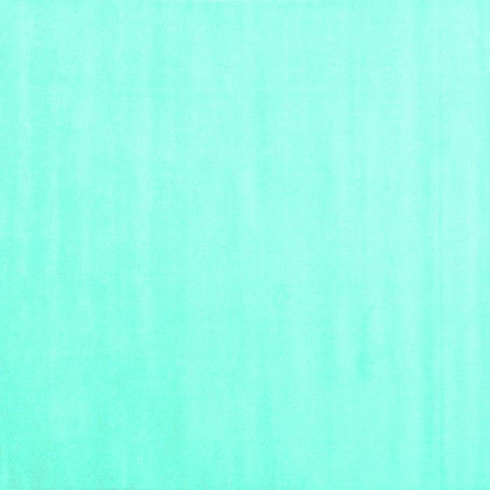Square Solid Turquoise Modern Rug, con2373turq