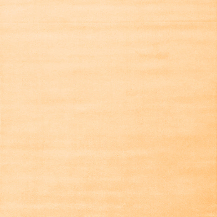 Serging Thickness of Solid Orange Modern Rug, con2373org