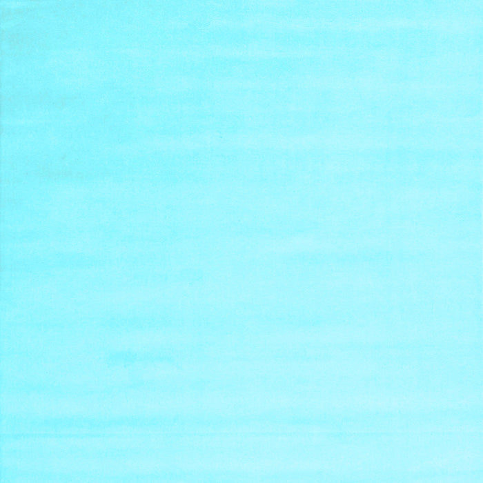 Square Machine Washable Solid Light Blue Modern Rug, wshcon2373lblu