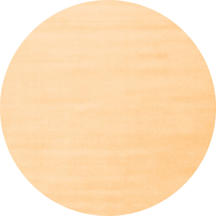 Square Solid Orange Modern Rug, con2373org