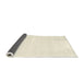 Thickness of Contemporary Beige Solid Rug, con2374