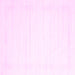 Square Solid Pink Modern Rug, con2374pnk