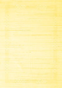 Solid Yellow Modern Rug, con2374yw