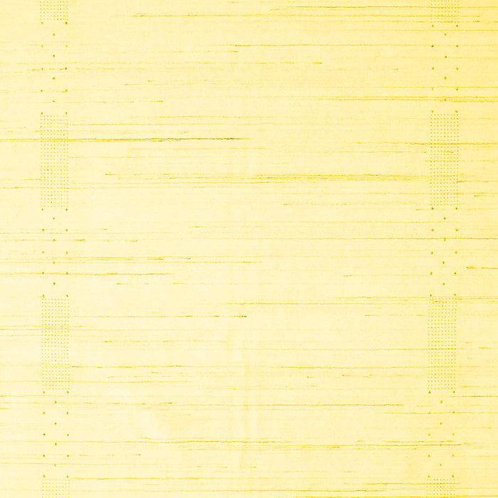 Solid Yellow Modern Rug, con2374yw