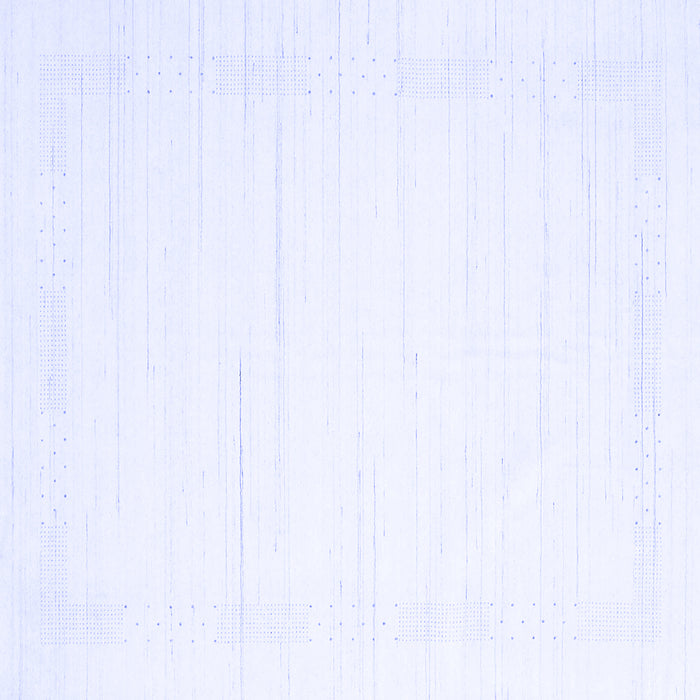 Square Solid Blue Modern Rug, con2374blu