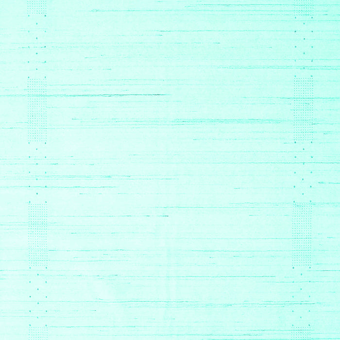 Machine Washable Solid Turquoise Modern Area Rugs, wshcon2374turq