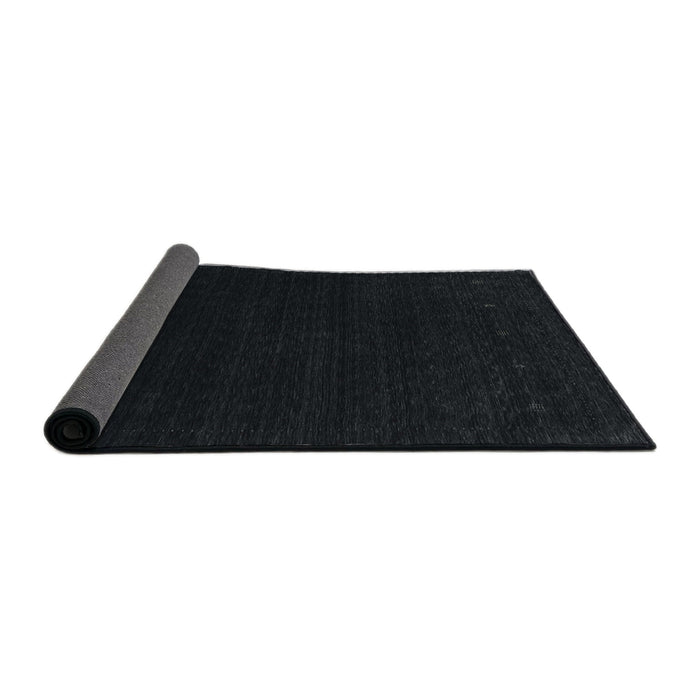 Thickness of Contemporary Gunmetal Green Modern Rug, con2375