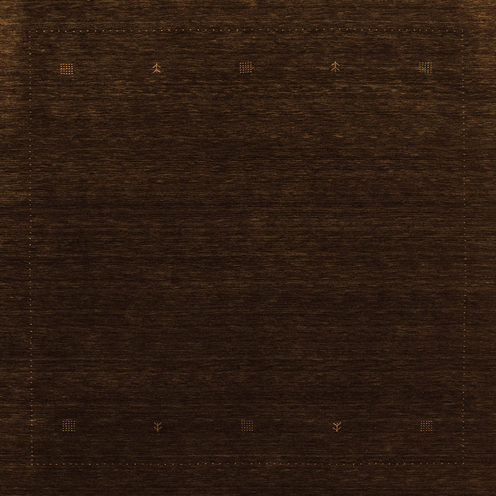 Serging Thickness of Abstract Orange Contemporary Rug, con2375org