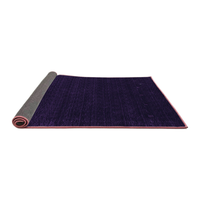 Sideview of Abstract Purple Contemporary Rug, con2375pur