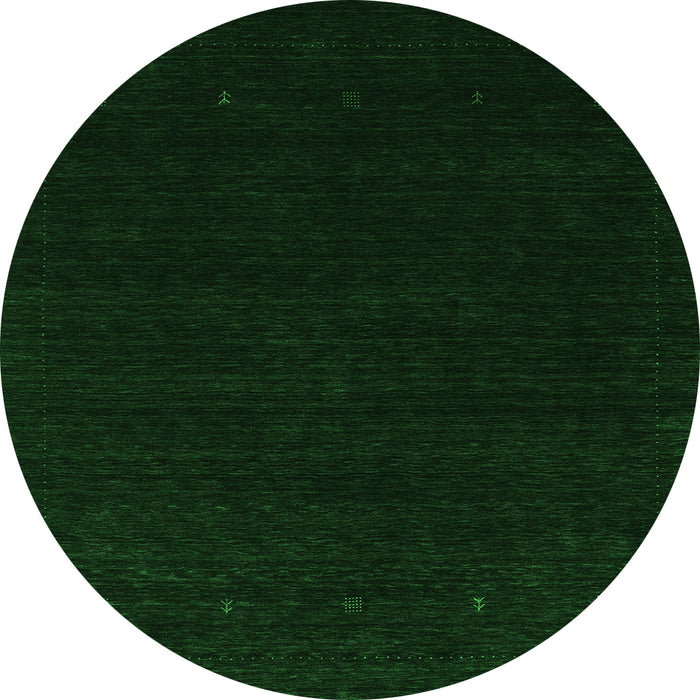 Machine Washable Abstract Green Contemporary Area Rugs, wshcon2375grn