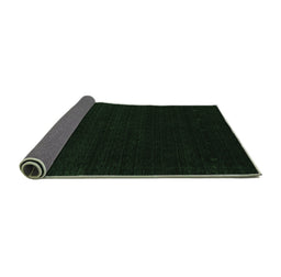 Sideview of Abstract Emerald Green Contemporary Rug, con2375emgrn