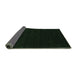 Sideview of Abstract Emerald Green Contemporary Rug, con2375emgrn