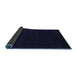 Sideview of Abstract Blue Contemporary Rug, con2375blu