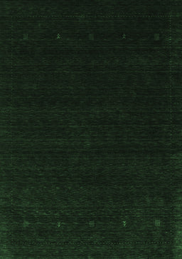 Abstract Emerald Green Contemporary Rug, con2375emgrn