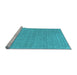 Sideview of Machine Washable Abstract Light Blue Contemporary Rug, wshcon2376lblu