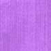 Square Machine Washable Abstract Purple Contemporary Area Rugs, wshcon2376pur