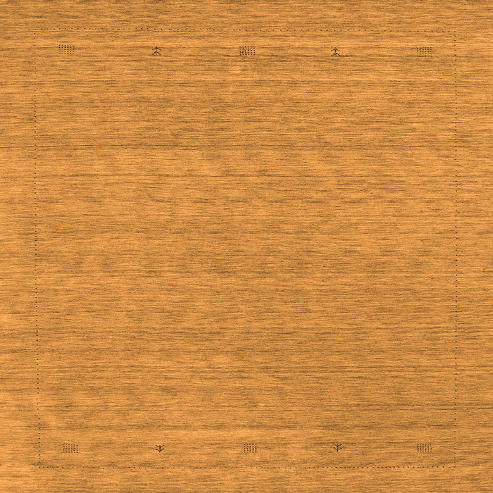 Serging Thickness of Abstract Orange Contemporary Rug, con2376org