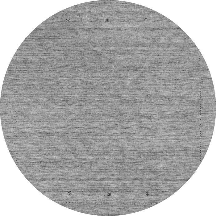Square Abstract Gray Contemporary Rug, con2376gry