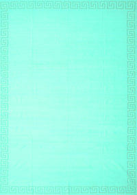 Solid Turquoise Modern Rug, con2377turq