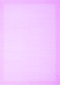 Solid Purple Modern Rug, con2377pur