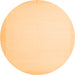 Square Solid Orange Modern Rug, con2377org