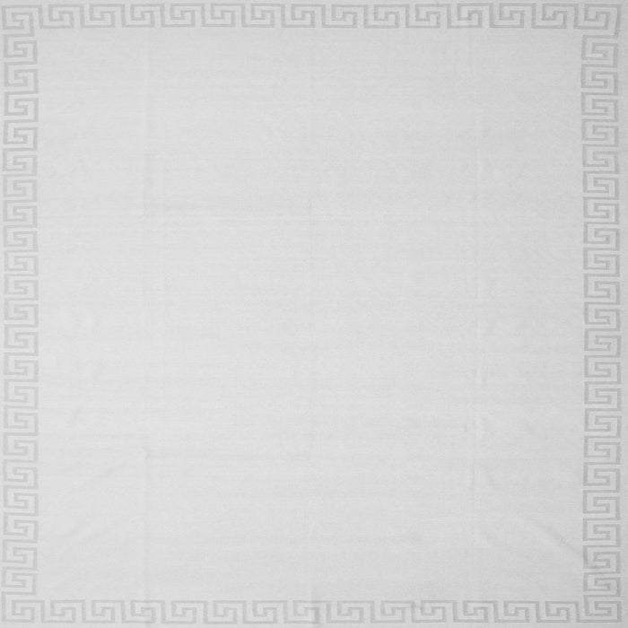 Serging Thickness of Solid Gray Modern Rug, con2377gry