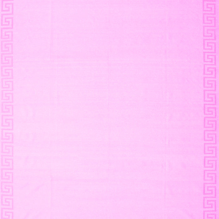 Machine Washable Solid Pink Modern Rug, wshcon2377pnk