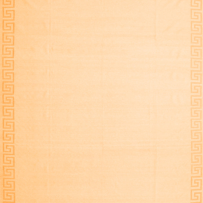 Serging Thickness of Machine Washable Solid Orange Modern Area Rugs, wshcon2377org