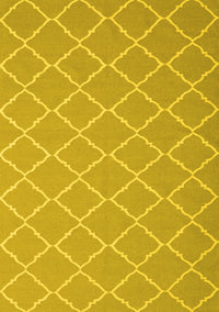 Trellis Yellow Modern Rug, con2379yw