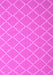 Machine Washable Trellis Pink Modern Rug, wshcon2379pnk